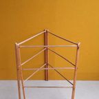 Brocante Vintage Wandplank, Debbel Regaal, Wit Houten Schap thumbnail 16