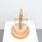Vintage Stolp Eikenhout Glas thumbnail 7