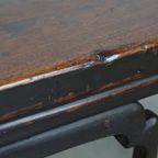 Antieke Chinese Side Table/ Altaar Tafel Uit Begin 1900 Met Een Zeldzame Single Piece Top thumbnail 11