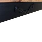 Grote Eettafel, Houten Tafel Zwart Onderstel thumbnail 8