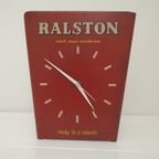 Vintage Ralston Reclame Wandklok thumbnail 4