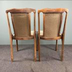 Set Van 4 Vintage Houten Eetkamerstoelen, Jaren 60 thumbnail 5