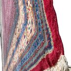 Handgeknoopt Perzisch Sarough Mir Vloerkleed 245X295Cm - Vintage Tapijt - Rood Beige Blauw- Reliving thumbnail 9