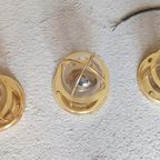 Set Van 3 Vintage Gouden Schip Stijl Plafondlampen thumbnail 2