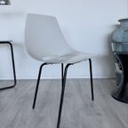 4x Vintage Tonneau Chairs Design By Pierre Guariche thumbnail 7