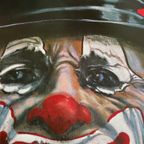 A.pagowski - Old Clown Portrait Circus, Poster Printed 1983 thumbnail 8