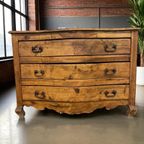 Brocante Houten Xl Ladekast / Buikkast thumbnail 3