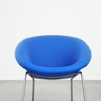 Vintage Blauwe Walter Knoll Duits Design Lounge Fauteuil Model 369 Met Een Nieuwe Zitting thumbnail 3