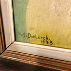 Twee Schilderijen Declerck 1948 thumbnail 5