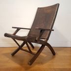 Brutalist Folding Chair Van Angel Pazmino 1974 thumbnail 13