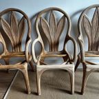 4 Vivai Del Sud Palm Leaf Vintage Stoelen Opknappers thumbnail 4