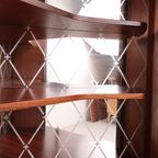 Deens Hoek Vitrine Kast, 1960s thumbnail 10