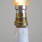 Leuk Vintage Groen Keramieken Frans Lampje Met Gouden Accenten thumbnail 7