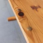 Vintage Grenen Design Kantelbaar Bureau Tekentafel thumbnail 4