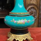 Lamp. Porselein, Verguld Brons. thumbnail 2