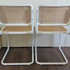 2 Witte Cesca Stoelen Marcel Breuer thumbnail 19