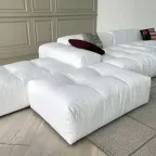 Beautiful Saba Sofa White Creta thumbnail 5
