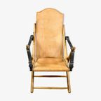 Antique Safari Campaign Lounge Folding Chair, Spain 19Th Century thumbnail 2