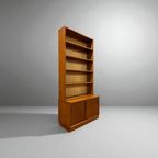 Vintage Hoge Boekenkast / Etagere / Vitrine thumbnail 1