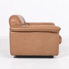 De Sede Ds 101 Brown Leather Lounge Chairs / Fauteuil, 1970’s thumbnail 11