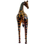 Set Mid-century Handgeschilderde Lederen Giraffen Xl 1970’s thumbnail 12