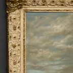 Schilderij - Groot Formaat Emilien Victor Barthélemy (1885-1964) "zeegezicht". thumbnail 3
