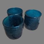 Set Van 7 Blauwe Frisdrankglazen thumbnail 9