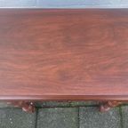 Mahonie Tafeltje Met Lade, 60 X 36 X76 Cm thumbnail 6