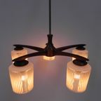 Vintage Hanglamp Met 5 Glazen Kappen thumbnail 29