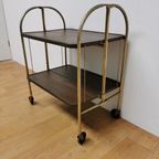 Vintage Barcart Drankenkar Trolley Butlerwagen Serveerwagentje thumbnail 17