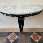 Side Table Console Tafel Muurtafel 19e Eeuws Frans thumbnail 13