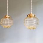 Space Age Gele Transparante Glazen Suspensie (13 Beschikbaar) thumbnail 12