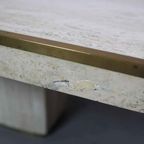 Travertine Dining Table By Jean Charles & Willy Rizzo, 1970' thumbnail 11