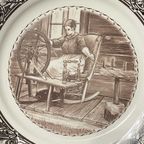 Bord (6) - Porselein - Complete Set - Werkers Van Toen thumbnail 9