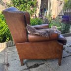 Oorfauteuil Van Schapenleer thumbnail 4