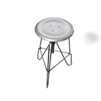 "Model Six" Aluminium Stool By Jeff Covey thumbnail 15