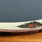 Ceramic Tray With Leaf Decor By Jan Van Erp 1960S thumbnail 6
