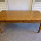 Prachtige Grenen Tafel 200 Bij 100 Cm thumbnail 5