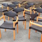 12 X Vintage Strax Stoelen, Hartmut Lohmeyer Voor Casala. thumbnail 13