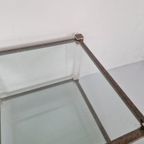 Hollywood Regency Glas En Perspex Bijzettafel Vintage. thumbnail 6
