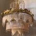 Italiaanse Opaliserende Hollywood Vintage Regency Hanglamp