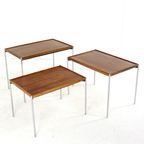 Unieke Mimiset Nesting Tables Lämmle And Co Vintage Omkeerbaar Blad thumbnail 5