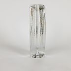 Driekantige Helderglazen "Spijkervaas" - Ontwerp Floris Meydam - 1956 - Uitvoering Glasfabriek Le thumbnail 2