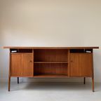 Vintage Deens Design Teakhouten Bureau thumbnail 5