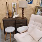 Vintage Dressoir Bamboe Kast Boho Wandkast Dressoirtje thumbnail 5