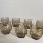 Vintage Rookglas Luminarc France Glazen - 7 Stuks thumbnail 5