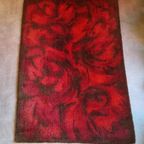 Vintage Vloerkleed Bruin Rood Jaren 70 Kleed thumbnail 2