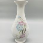 Vaas Vintage Wit Pastelkleurige Bloemen China thumbnail 2