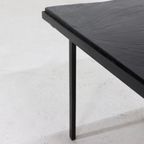 Minimalist Steel And Slate Side Or Coffee Table 1960S thumbnail 7