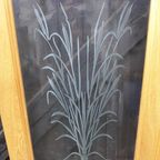 Mooie Eiken Deur Met Decoratief Geslepen Glas thumbnail 3
